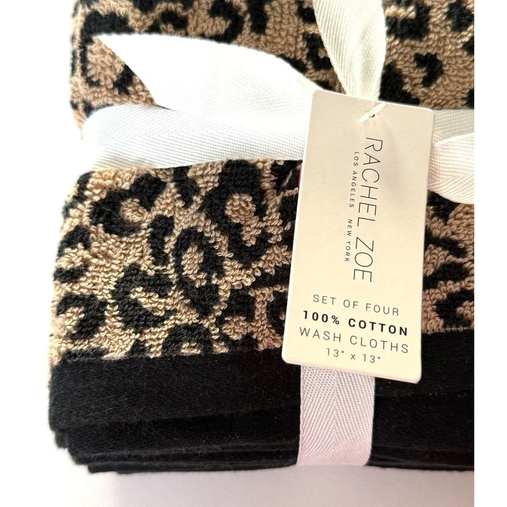 Rachel Zoe Facecloths Washcloths Soft Cotton 13x13